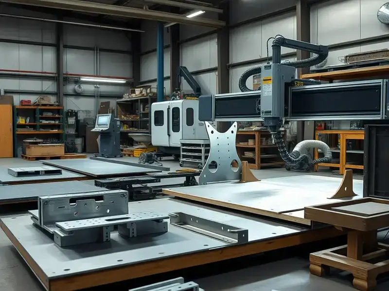 Custom marine metal fabrication workshop