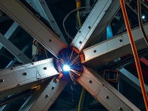 Complex marine structural steel fabrication